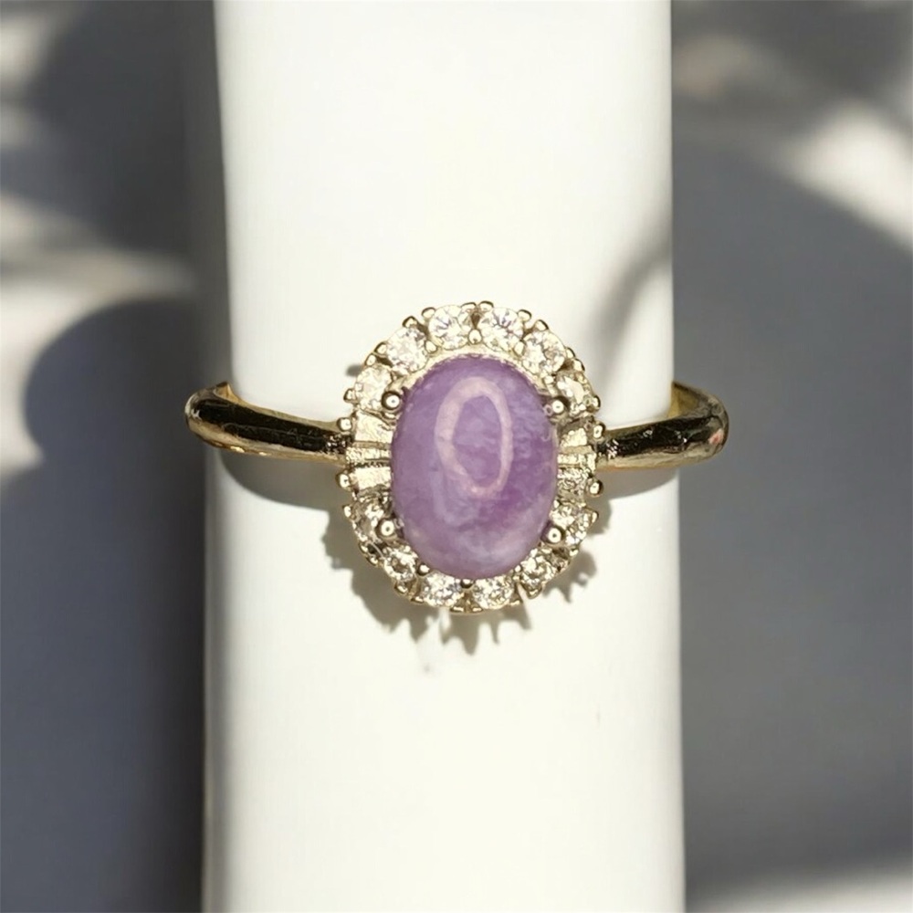 Charoite Gemstone Ring